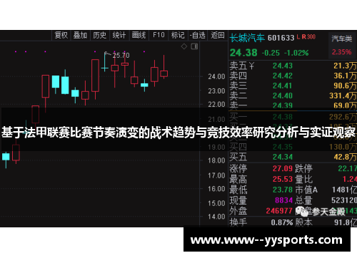 基于法甲联赛比赛节奏演变的战术趋势与竞技效率研究分析与实证观察
