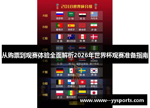 从购票到观赛体验全面解析2026年世界杯观赛准备指南
